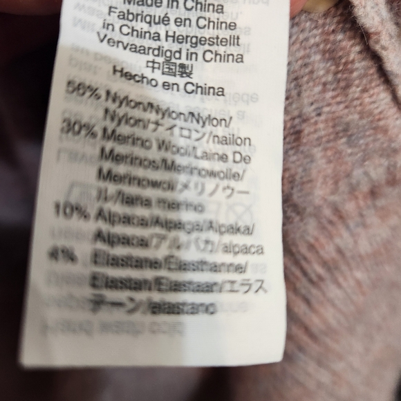 Madewell Kent Wool/Alpaca Blend Cardigan Sweater In Heather Carnation Size Small - Picture 9 of 9